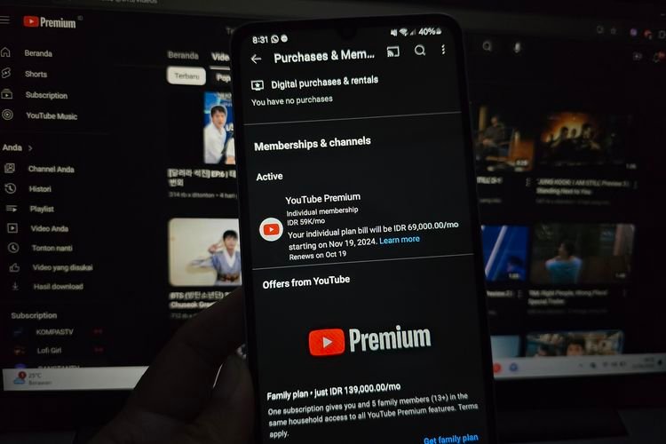 Cara Berhenti Langganan YouTube Premium via HP dan PC dengan Mudah